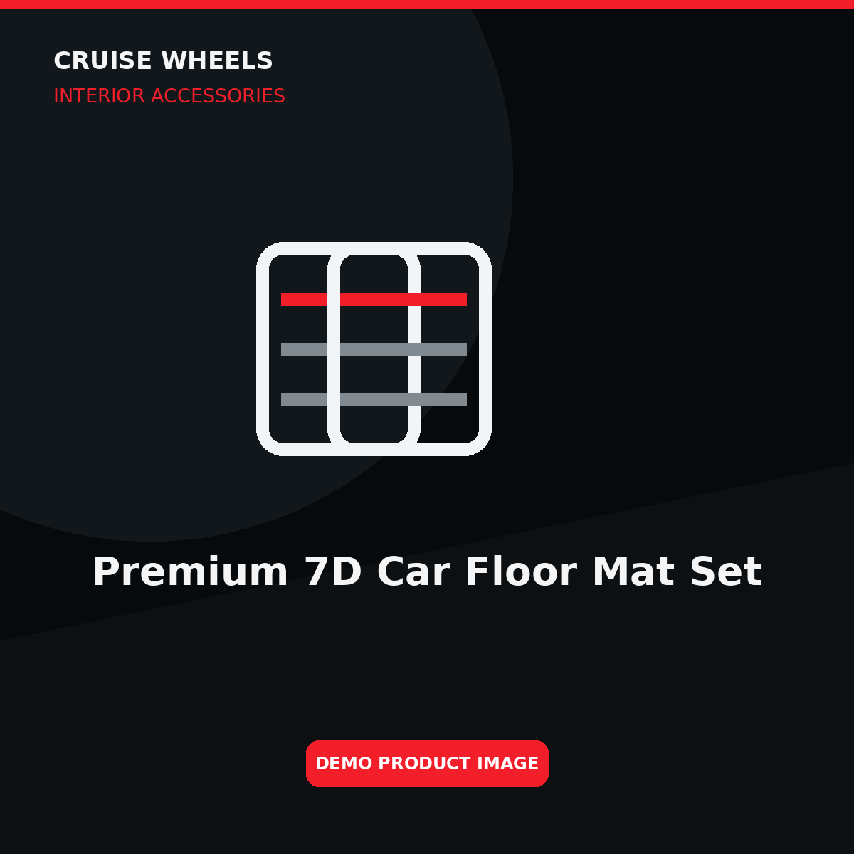 Premium 7D Car Floor Mat Set