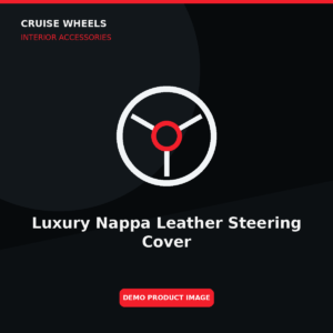 Luxury Nappa Leather Steering Cover