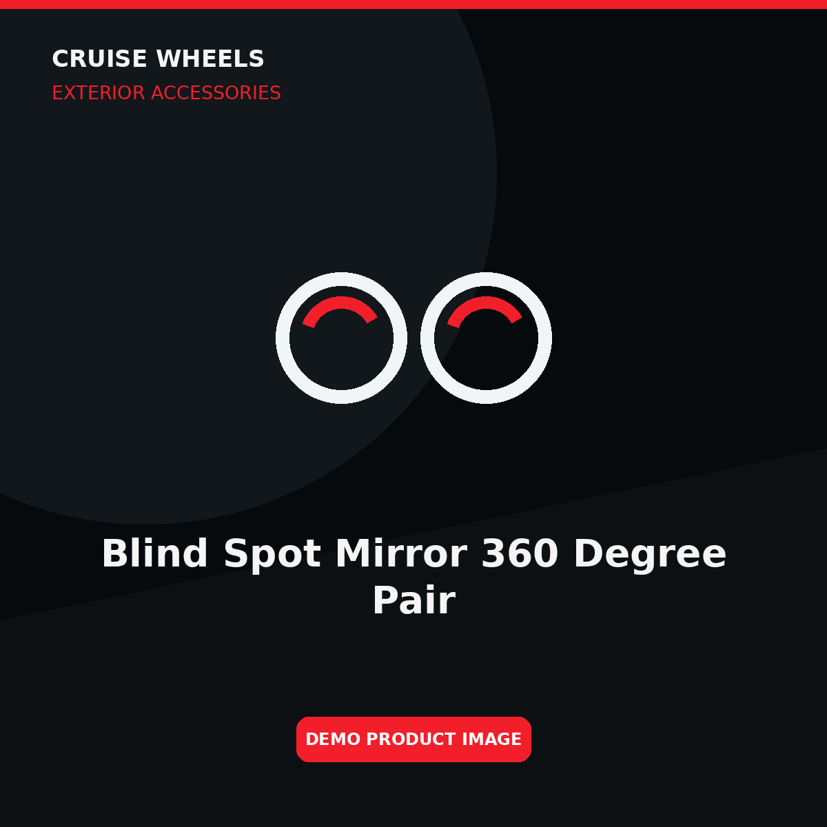 Blind Spot Mirror 360 Degree Pair
